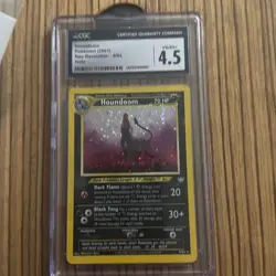 2001 Pokemon Houndoom Neo Revelation 8/64 Holo CGC 4.5 Graded Card - Image 1