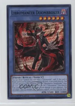 Libromancer Doombroker 1st Ed. YuGiOh 25th Anniversary Dueling Heroes 0it8 - Image 1