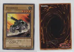 Overdrive 1st Ed. YuGiOh Pharaoh's Servant #PSV-060 2002 wq8 - Image 3