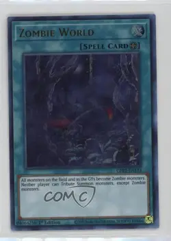Zombie World Ultra Rare 1st Ed. YuGiOh Ghosts From The Past: 2nd Haunting 11gl - Image 1