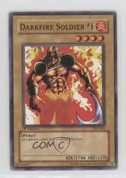 Darkfire Soldier #1 1st Ed. YuGiOh Pharaoh's Servant #PSV-043 2002 0ey4 - Image 1
