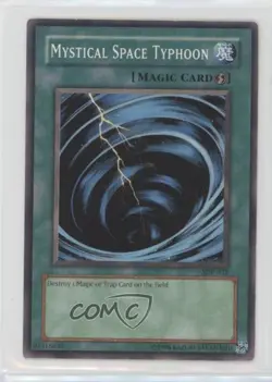 Mystical Space Typhoon Unlimited YuGiOh Starter Deck Pegasus #SDP-032 2003 1de9 - Image 1