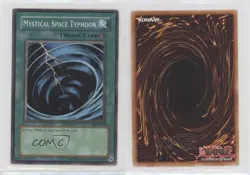 Mystical Space Typhoon Unlimited YuGiOh Starter Deck Pegasus #SDP-032 2003 1de9 - Image 3