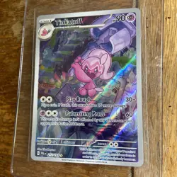 PokÃ©mon TCG Tinkatuff Holo Illustration Rare Card Paldea Evolved 217/193 - Image 1