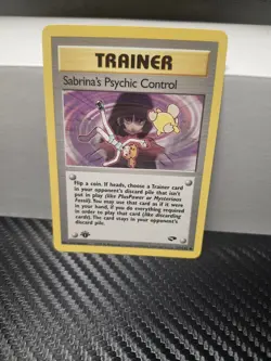 2000 Pokemon Card Gym Challenge 1st Edition Sabrina's Psychic Control #121/132 - Image 1