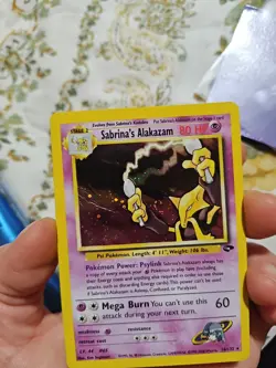 Pokemon Card - Sabrina's Alakazam 16/132 Gym Challenge Unlimited Holo Rare - Image 2