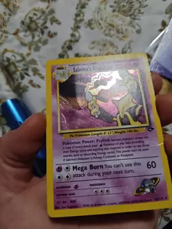 Pokemon Card - Sabrina's Alakazam 16/132 Gym Challenge Unlimited Holo Rare - Image 3
