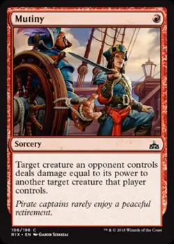 Mutiny -Foil Light Play MTG Rivals of Ixalan - Image 1