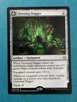 MTG NM Dowsing Dagger, Ixalan, Regular, English - Image 1