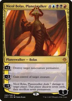 Nicol Bolas, Planeswalker Archenemy: Nicol Bolas Near Mint MTG - Image 1