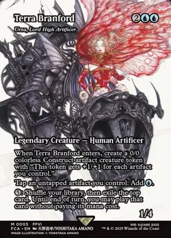 1x - Terra Branford [Urza, Lord High Artificer] - FF: Through the Ages - NM MTG - Image 1