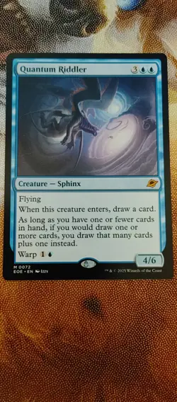 MTG Quantum Riddler EOE Mythic 0072 - Image 1