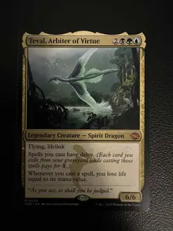 Teval, Arbiter of Virtue - Tarkir: Dragonstorm - Regular Art - MINT - MTG - Image 1