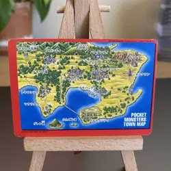 Pokemon Bandai Carddass 1996 Vintage Card Town Map 156 Blastoise E598 - Image 4