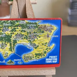 Pokemon Bandai Carddass 1996 Vintage Card Town Map 156 Blastoise E598 - Image 5