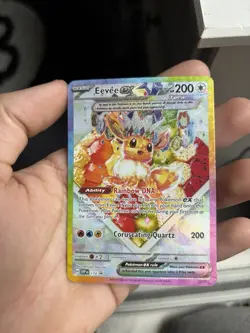 Eevee Ex SVP 174 Black Star Promo Prismatic Evolutions UPC Pokemon Card - Image 1