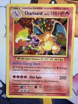 PokÃ©mon TCG Charizard Holo Rare Card 11/108 XY Evolutions NM - Image 2