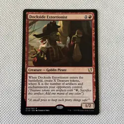 MTG [Dockside Extortionist] Commander 2019 Reg Rare #24 NM/MT+ **Ships Free** - Image 1