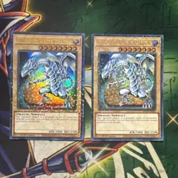 Yugioh! Blue-Eyes White Dragon HAC1-EN001 x2 Ultra Rare 1st Edition NM - Image 1