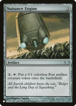Nuisance Engine #121/169 MTG The List - Planechase Uncommon NM - Image 1