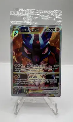 Pokemon TCG Sword & Shield - Lucario VStar #SWSH291 - Promo Card SEALED - Image 1
