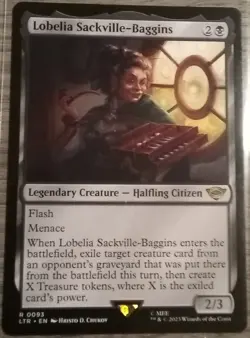 Lobelia Sackville-Baggins #0093 MTG LTR Rare Near Mint - Image 1