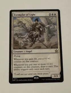 MTG Exemplar of Light - Foundations LP - Image 1