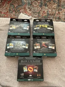 WOTC MTG LoTR Tales of Middle-Earth Commander Box - Set Of 5 - Image 2