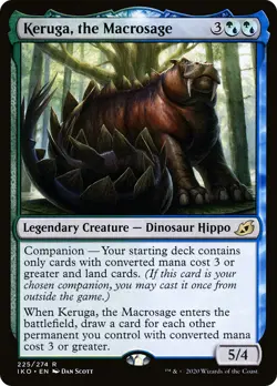 Keruga, the Macrosage #225/274 MTG Ikoria: Lair of Behemoths Rare NM - Image 1