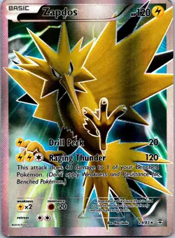 Zapdos - 29/83 - Pokemon Generations XY Full Art Ultra Rare Card LP/MP - Image 1