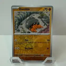 Dwebble - #051/086 - Black Bolt - Reverse Holo - NM/M - Pokemon TCG - English - Image 2