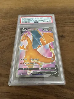 2020 Pokemon Champion's Path Elite Trainer Box Charizard V 050 PSA 10 - Image 1