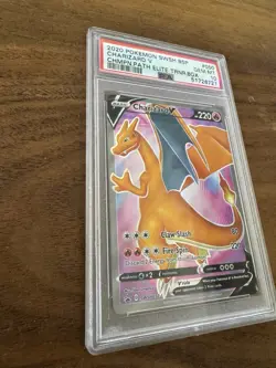 2020 Pokemon Champion's Path Elite Trainer Box Charizard V 050 PSA 10 - Image 5