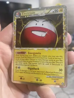 Electrode Prime 93/102 - HGSS Triumphant Pokemon Card TCG *Swirl* - NM - Image 4