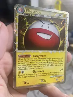 Electrode Prime 93/102 - HGSS Triumphant Pokemon Card TCG *Swirl* - NM - Image 7