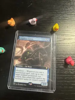 Displacer Kitten (Extended Art) #560 (NM) Baldur's Gate CLB Magic MTG - Image 1