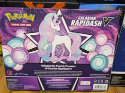 Pokemon Galarian Rapidash V & Pikachu V Promotional Boxes - Factory Sealed - Image 4