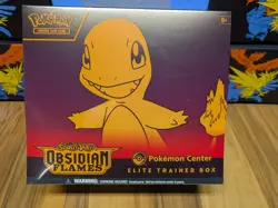 PokÃ©mon Scarlet & Violet Obsidian Flames Pokemon Center Elite Trainer Box ETB - Image 1