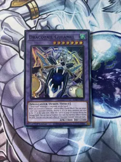 (JUSH) Yugioh Dracotail Gulamel JUSH-EN007 Super Rare 1st VLP - Image 1