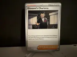 2024 Pokemon Giovanni's Charisma World Champion Deck Fernando Cifuentes Card - Image 1
