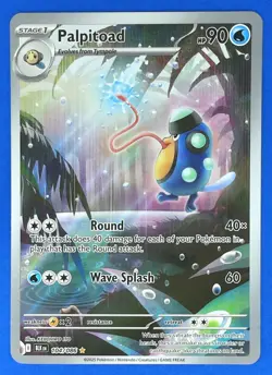 2025 Palpitoad 104/086 Illustration Rare Black Bolt English NM Pokemon TCG - Image 3