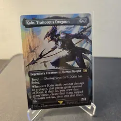 MTG Kain, Traitorous Dragoon 316 Borderless Foil Rare Final Fantasy FIN - Image 1