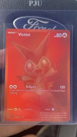 POKEMON Red Victini English White Flare #172/086 NM Pack Fresh - Image 1