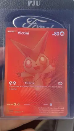 POKEMON Red Victini English White Flare #172/086 NM Pack Fresh - Image 3