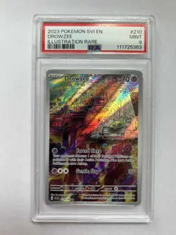 Drowzee, Illustration Rare #210 - 2023 Pokemon SVI EN-Scarlet & Violet - PSA 9 - Image 1