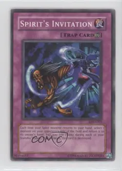 Spirit's Invitation Unlimited YuGiOh Legacy of Darkness #LOD-095 2003 0kb5 - Image 1