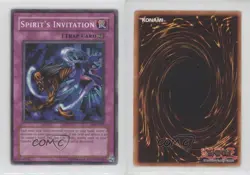 Spirit's Invitation Unlimited YuGiOh Legacy of Darkness #LOD-095 2003 0kb5 - Image 3