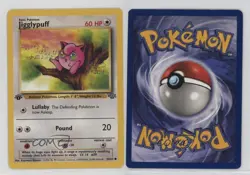 Jigglypuff 1st Ed. Pokemon Jungle #54 1999 04dh - Image 3