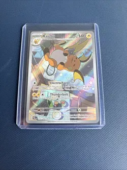 PokÃ©mon Sv02: Paldea Evolved Raichu Holo Illustration Card 211/193 NM - Image 1