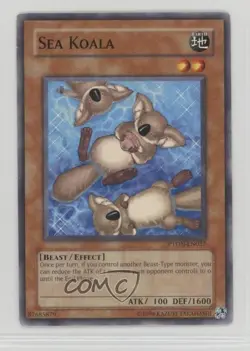 Sea Koala Unlimited YuGiOh Phantom Darkness #PTDN-EN037 2008 0kb5 - Image 1
